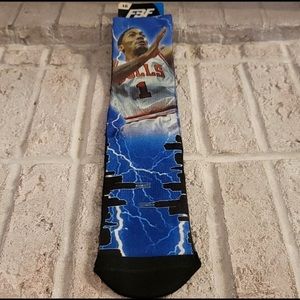 Derrick Rose Socks Chicago Bulls Men’s Size 10-13